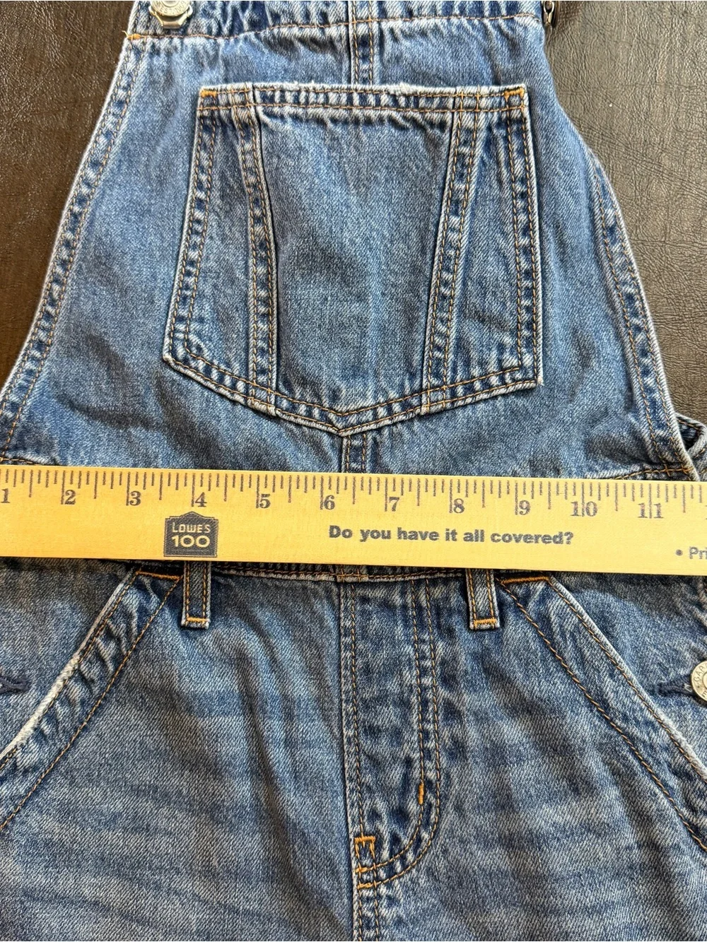 Gap Girls Light Wash Denim Overalls - Blue Sz M